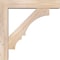 Ekena Millwork Balboa Block Smooth Bracket w/ Offset Brace, Douglas Fir, 5 1/2"W x 26"D x 26"H BKT0604X26X26BOA05SDF - alternate 4